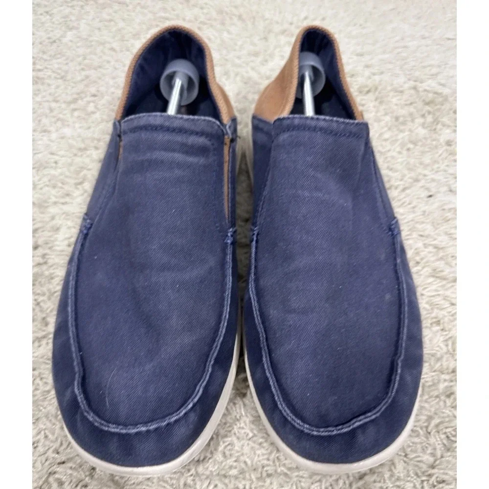 Crocs Mens Triple Comfort Navy Slip On Loafers Water Boat Shoes Size 15M Beach